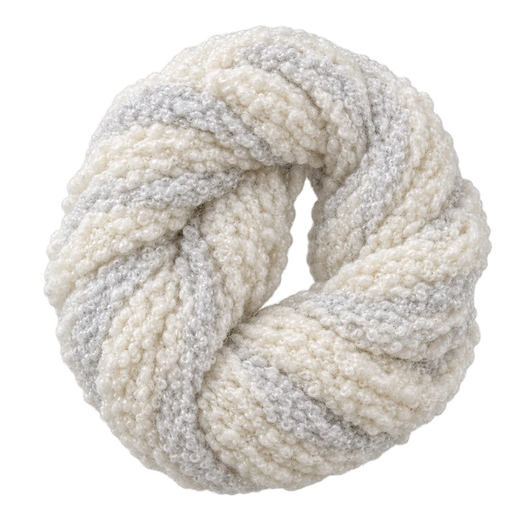 Acrylic Popcorn — Baly yarn photograph — illustrative scene