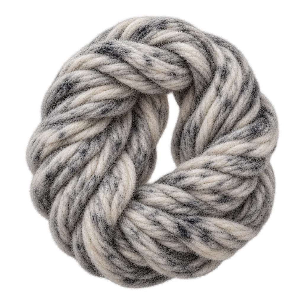 Acrylic Wool Roving Blend — Baly yarn photograph — illustrative scene