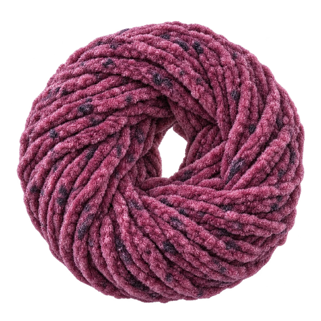 Polyester Chenille — Baly yarn photograph — illustrative scene