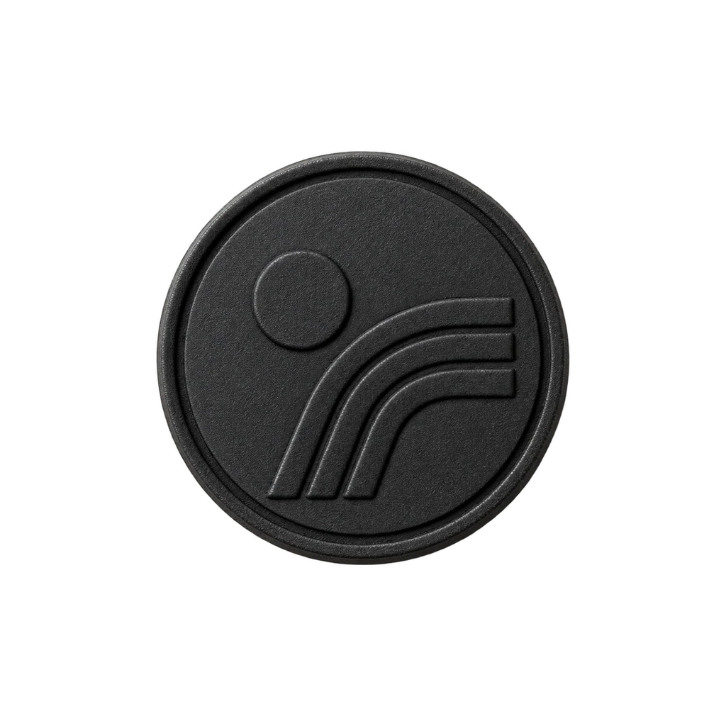 Rubber Printed Badge — Baly product photograph — illustrative scene