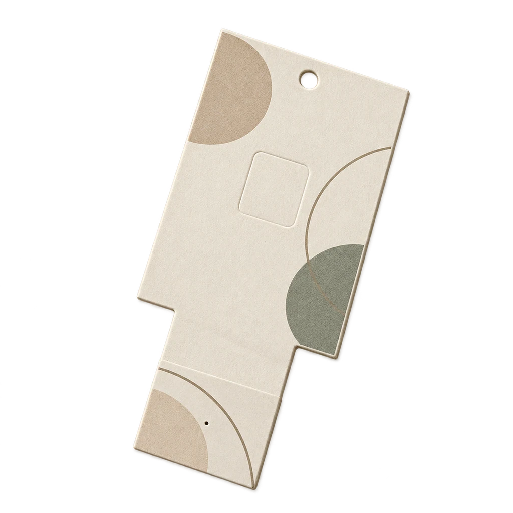 Hang Tag Printing — Baly product photograph — illustrative scene
